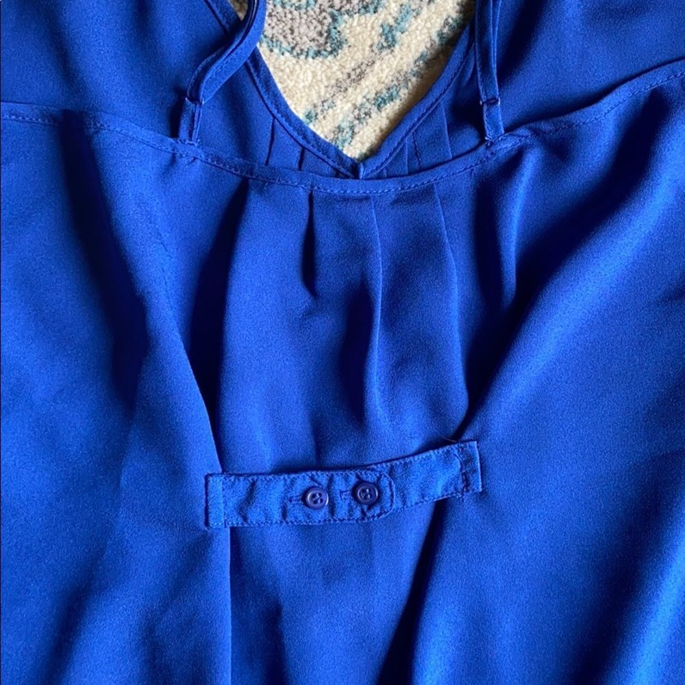 Dressy Blue Tank   - Picture 4 of 5